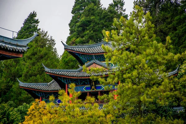 Lijiang Bölgesinin Geleneksel Mimarisi Yunnan Çin — Stok fotoğraf