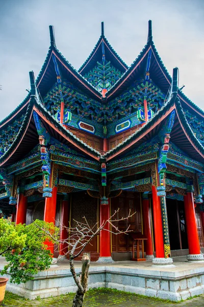 Традиционная Архитектура Города Префектуре Лицзян Юньнань Китай — стоковое фото