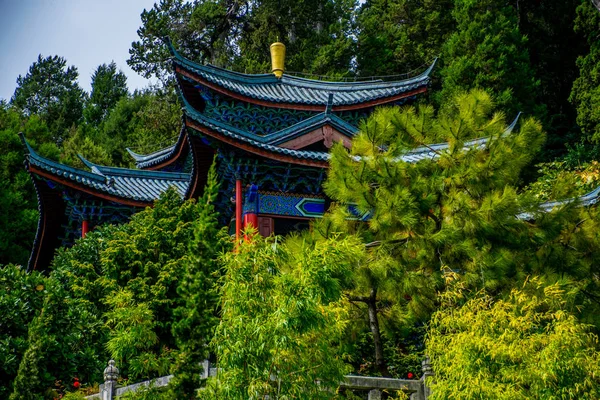 Lijiang Bölgesinin Geleneksel Mimarisi Yunnan Çin — Stok fotoğraf