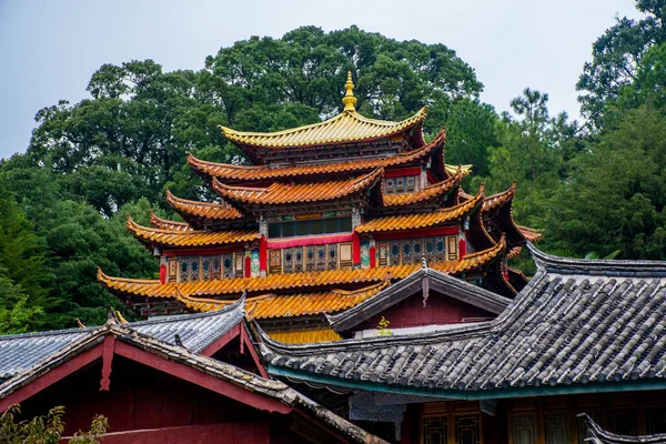 Arquitetura Tradicional Natureza Província Lijiang Yunnan China — Fotografia de Stock