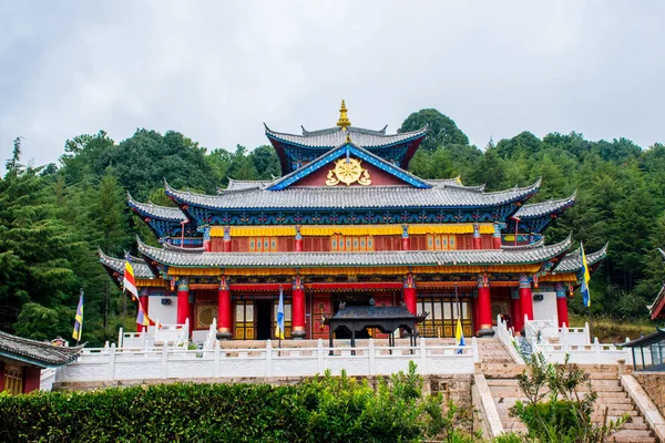 Arquitetura Tradicional Natureza Província Lijiang Yunnan China — Fotografia de Stock