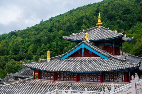Arquitetura Tradicional Natureza Província Lijiang Yunnan China — Fotografia de Stock