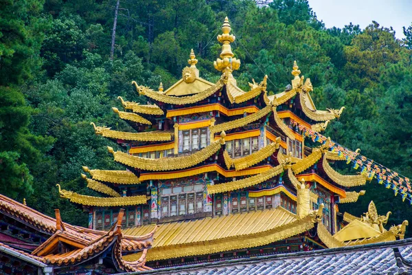 Hagyományos Építészet Természet Lijiang Prefektúra Yunnan Kína — Stock Fotó