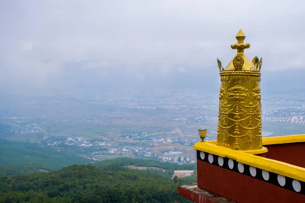 Traditionell Arkitektur Och Natur Lijiang Prefektur Yunnan Kina — Stockfoto