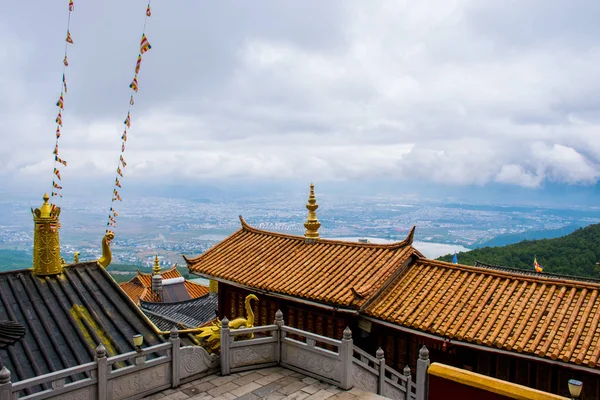 Traditionell Arkitektur Och Natur Lijiang Prefektur Yunnan Kina — Stockfoto