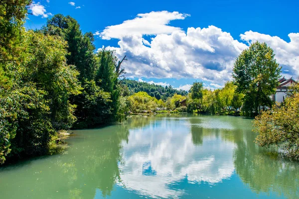 Festői Kilátás Lijiang Prefektúra Természet Yunnan Kína — Stock Fotó