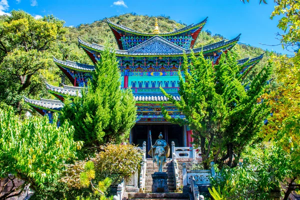 Hagyományos Építészet Természet Lijiang Prefektúra Yunnan Kína — Stock Fotó