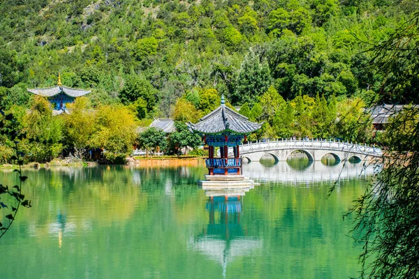 Traditionele Architectuur Natuur Van Prefectuur Lijiang Yunnan China — Stockfoto