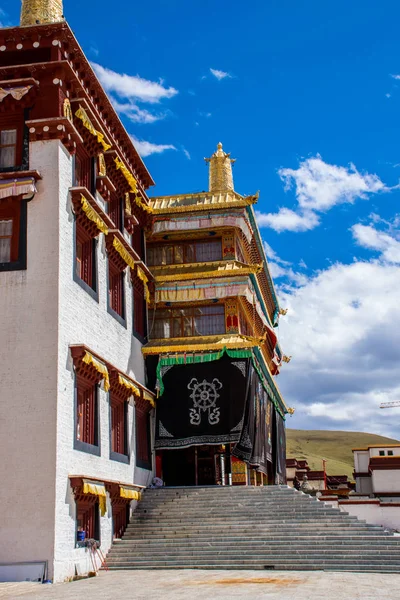 Traveling Litang Eastern Tibet Sichuan China — Stock Photo, Image