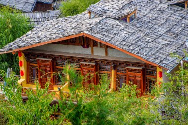 Şangri-La İlçesi 'nden geçen Yunnan 