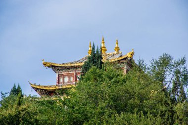 Şangri-La İlçesi 'nden geçen Yunnan 