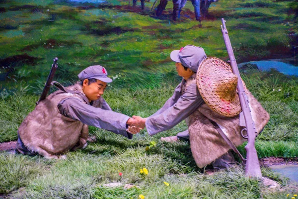 Intérieur Musée Shangri County Yunnan — Photo