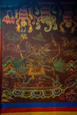 Şangri-La İlçesi 'nden geçen Yunnan 