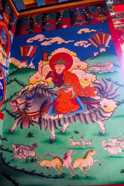 Şangri-La İlçesi 'nden geçen Yunnan 