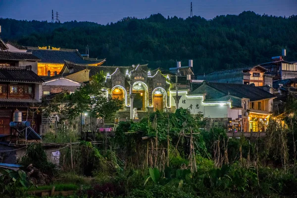 雲南省天城郡の伝統建築 — ストック写真