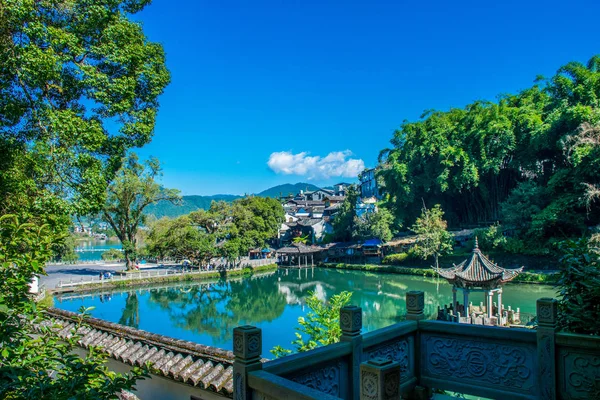 Arquitetura Tradicional Condado Tengchong Yunnan — Fotografia de Stock