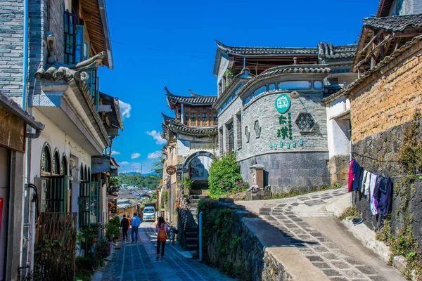 Arquitetura Tradicional Condado Tengchong Yunnan — Fotografia de Stock