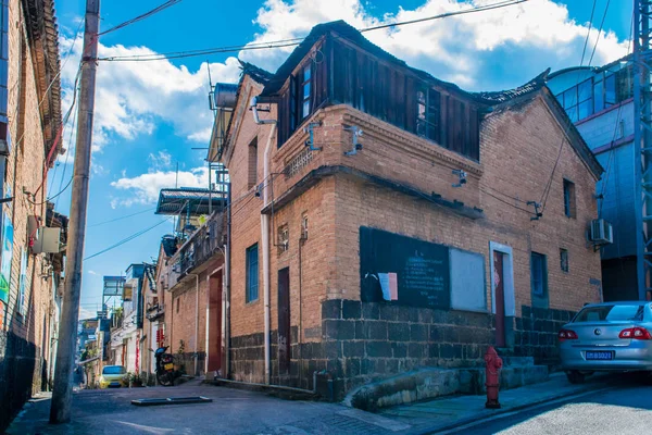 Traditionelle Architektur Des Bezirks Tengchong Yunnan — Stockfoto