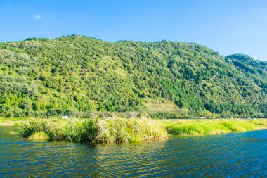 Tengchong ilçesinin gündüz manzarası, Yunnan.  
