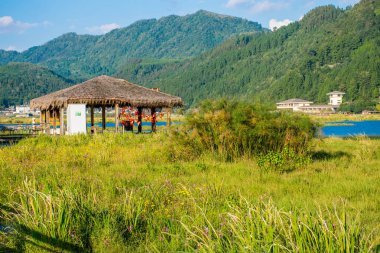 Tengchong ilçesinin gündüz manzarası, Yunnan.  