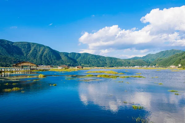 Tengchong ilçesinin gündüz manzarası, Yunnan.  