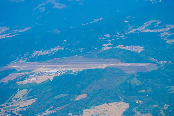 Vista Aérea Condado Tengchong Durante Dia Yunnan — Fotografia de Stock