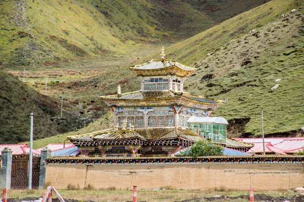 Traditionele Architectuur Van Yachen Gar Oost Tibet Kham — Stockfoto