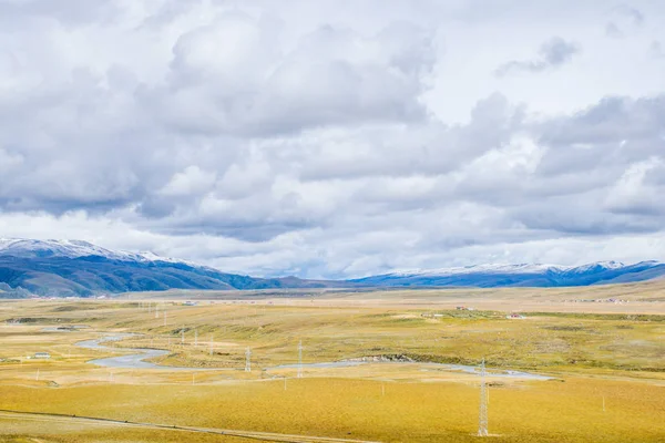 Vista Natural Yachen Gar Tibete Oriental Kham — Fotografia de Stock