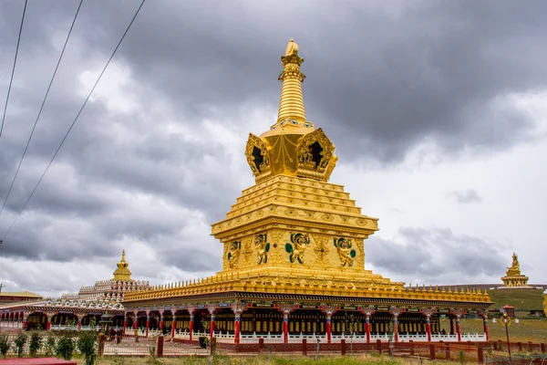 Traditionell Arkitektur Yachen Gar Östra Tibet Kham — Stockfoto