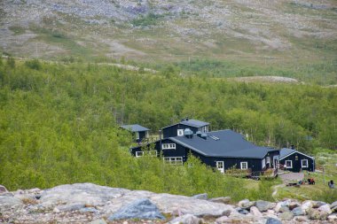 Kebnekaise Dağı yakınlarındaki mimari, İsveç