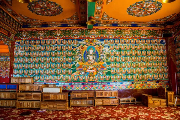 Традиційна Архітектура Яхен Гар Східний Тибет Кхам — стокове фото