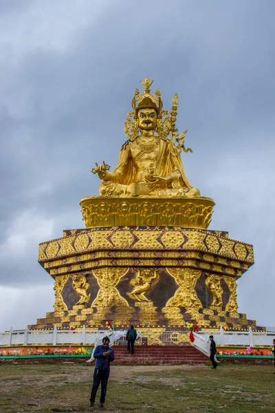 Traditionell Arkitektur Yachen Gar Östra Tibet Kham — Stockfoto