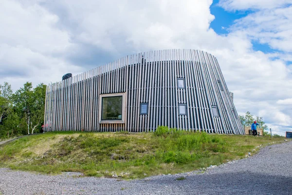 Arquitetura Perto Montanha Kebnekaise Suécia — Fotografia de Stock