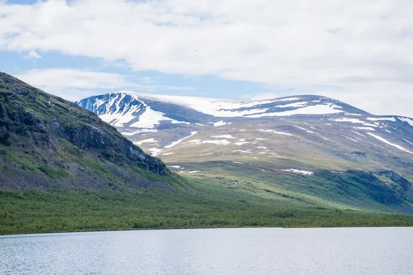 View Kebnekaise Mountain Daytime Sweden — Stock Photo, Image