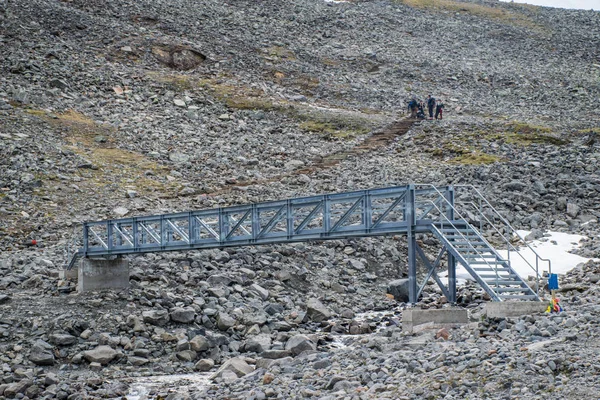 Vue Sur Montagne Kebnekaise Jour Suède — Photo