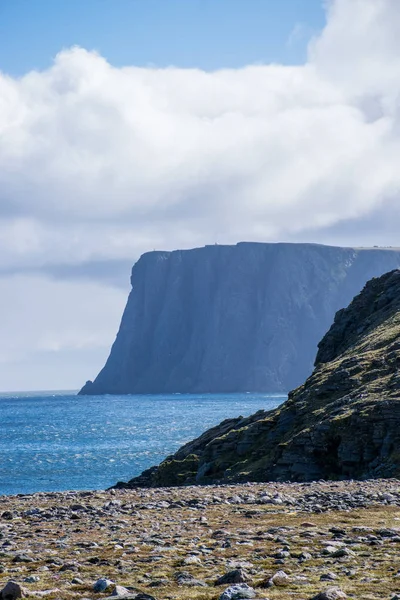 Malebný Pohled Nordkapp Dne Finnmark Norsko — Stock fotografie