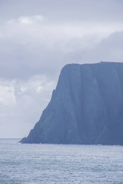 Сценический Вид Каппа Дневное Время Остмарк Норвегия — стоковое фото
