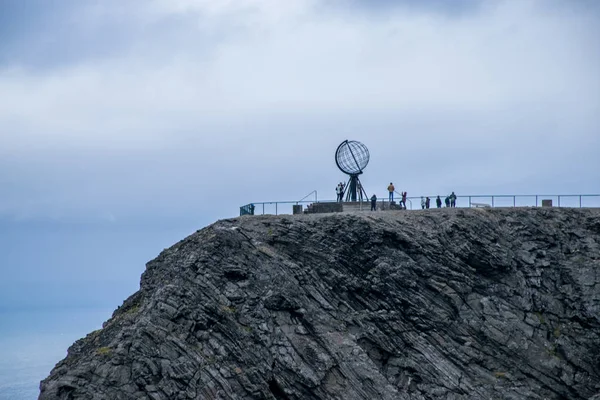Vista Panorâmica Nordcap Finnmark Noruega — Fotografia de Stock