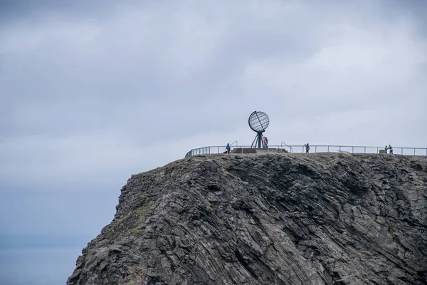 Γραφική Άποψη Του Nordcap Finnmark Νορβηγία — Φωτογραφία Αρχείου