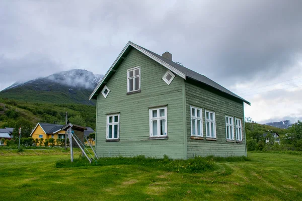 Arquitetura Tradicional Área Halti Finnmark Noruega — Fotografia de Stock