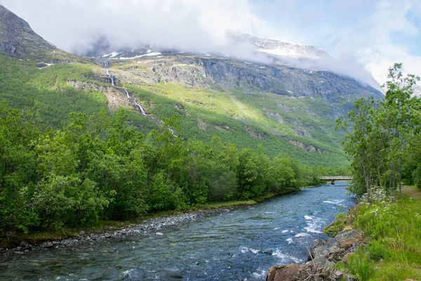 Widok Okolicę Halti Finnmark Norwegia — Zdjęcie stockowe