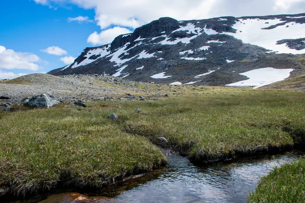 Vacker Utsikt Över Halti Området Finnmark Norge Stockfoto