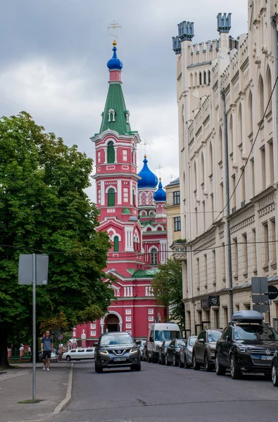 Turismo Arquitetura Cidade Riga Letónia — Fotografia de Stock