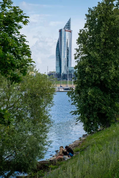 Visita Della Città Riga Architettura Lettonia — Foto Stock