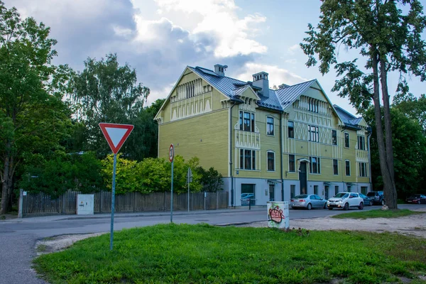 Riga Város Építészete Városnézés Lettország — Stock Fotó