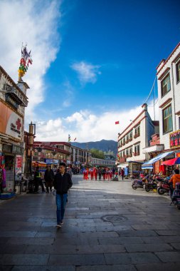 Lhasa 'nın geleneksel mimarisi, Orta Tibet, Çin 
