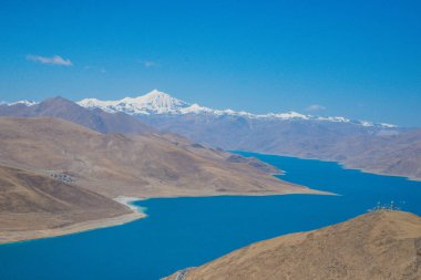 Orta Tibet doğasının manzarası, Çin