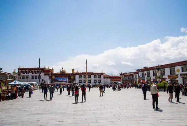 中央チベット 中国の伝統的な建築 — ストック写真