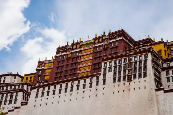 Lhasa Tibet Kina Maj 2019 Den Potala Slotten Den Huvudsakliga — Stockfoto