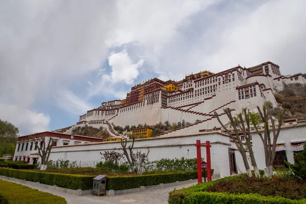 Lhasa Tibete China Maio 2019 Palácio Potala Residência Principal Dalai — Fotografia de Stock